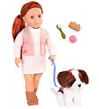 Our Generation Docka - 46 cm - Delphia m. Hund