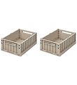 Liewood Foldable Boxes - 36x25x13,5 cm - Medium - 2-Pack - Sandy