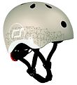 Scoot and Ride Fahrradhelm - Reflektierend Ash