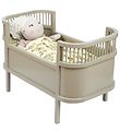 Smallstuff Doll'S Bed w. Mattress - Rosaline - Sandy