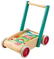 Tender Leaf Baby Walker w. Blocks - Garden theme