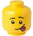 LEGO® Storage Oppbevaringsboks - Liten - Hoved - 19 cm - Gal