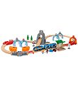 Rail de Train BRIO - Action Tunnel Travel Ensemble - 37 Parties
