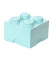 LEGO® Storage Storage Box - 4 Knobs - 25x25x18 - Aqua Eq.