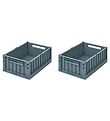 Liewood Klappbox - 36x25x13,5 cm - Medium - 2er-Pack - Wes