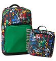 LEGO® Ninjago Schulrucksack m. Turnbeutel - Grün/Multi