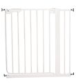 BabyDan Sicherheitsgitter m. 1 Verlängerung - 79-87 cm - Weiß