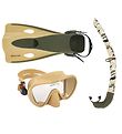 Aqua Lung Snorkel Set - Nabul - Sand/Olive