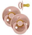 BIBS Colour Pacifiers - Size 1 - 2-Pack - Round - Blush
