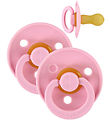BIBS Colour Pacifiers - Size 2 - 2-Pack - Round - Baby Pink