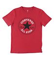 Converse T-Shirt - Emaille-Rot m. Logo