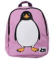 TIERE Kindergartentasche - Warm Rose m. Pinguin