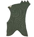 Racing Kids Balaclava - Wool/Cotton - 2-layer - Dino - Green