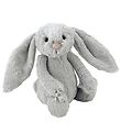 Jellycat Soft Toy - Medium - 31x12 cm - Bashful Silver Bunny