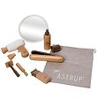 by ASTRUP Hairdressing Set - 9 Parts - Wood