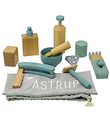 by ASTRUP Shaving Set - 8 Parts - Wood