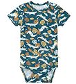 Minymo Bodysuit s/s - Stargazer w. Crocodiles