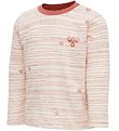 Hummel Long Sleeve Top - hmlFreja - Rose w. Stripes