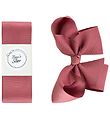 By Str Baptism Ribbon w. Bow - Dusty Berry