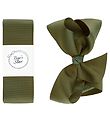 By Str Baptism Ribbon w. Bow - Moss