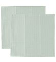 Cam Cam Muslinfilt - 70x70 - 2-pack - Dusty Green