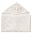 Cam Cam Hooded Towel - 70x130 - Off-White w. Ears