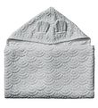 Cam Cam Hooded Towel - 70x130 - Classic Grey w. Ears