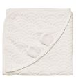 Cam Cam Handklæði m. hettu - 80x80 - Off-White M. Eyru