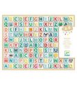 Djeco Autocollants - 300 pices - Alphabet 3D