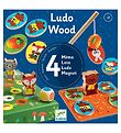 Djeco Games - 4-in-1 - Ludo Wood
