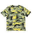 Dolce & Gabbana Stuttermabolur - Skate - Grænt/Neon gult Camoufl