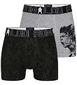 Ronaldo Boxershorts - 2-pack - Grijs Gevlekt/Zwart m. Patroon