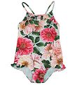 Dolce & Gabbana Sundföt - Blár M. Bleik blóm