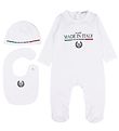 Dolce & Gabbana Gåvoset - Onesie/Mössa/Dregglis - Vit