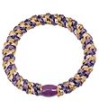 Kknekki Hair Tie - Purple/Pink/Gold Glitter