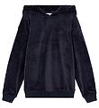 Designers Remix Sweat  Capuche - Velours - Frances - Marine