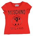 Moschino T-Shirt - Rood m. Logo
