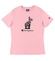 Champion Fashion T-Shirt - Roze m. Print