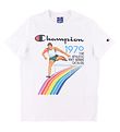 Champion Fashion T-Shirt - Weiß m. Print