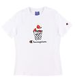 Champion Fashion T-Shirt - Blanc av. Imprim