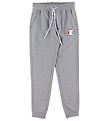 Champion Fashion Sweatpants - Grey Melange w. Logo