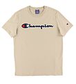 Champion Fashion T-Shirt - Beige m. Logo