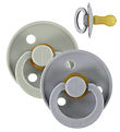 BIBS Colour Pacifiers - Size 1 - 2-Pack - Round - Sage/Cloud