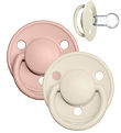 Bibs De Lux Nappar - Silikon - Ivory & Blush