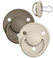 Bibs De Lux Dummies - Silicone - Vanilla & Dark Oak