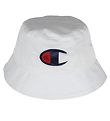 Champion Bucket Hat - White w. Logo