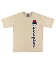 Champion Fashion T-shirt - Beige m. Logo