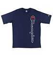 Champion Fashion T-Shirt - Navy m. Logo