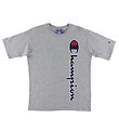Champion Fashion T-Shirt - Graumeliert m. Logo
