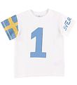 Hust and Claire T-shirt - Arthur - Vit m. Sverige